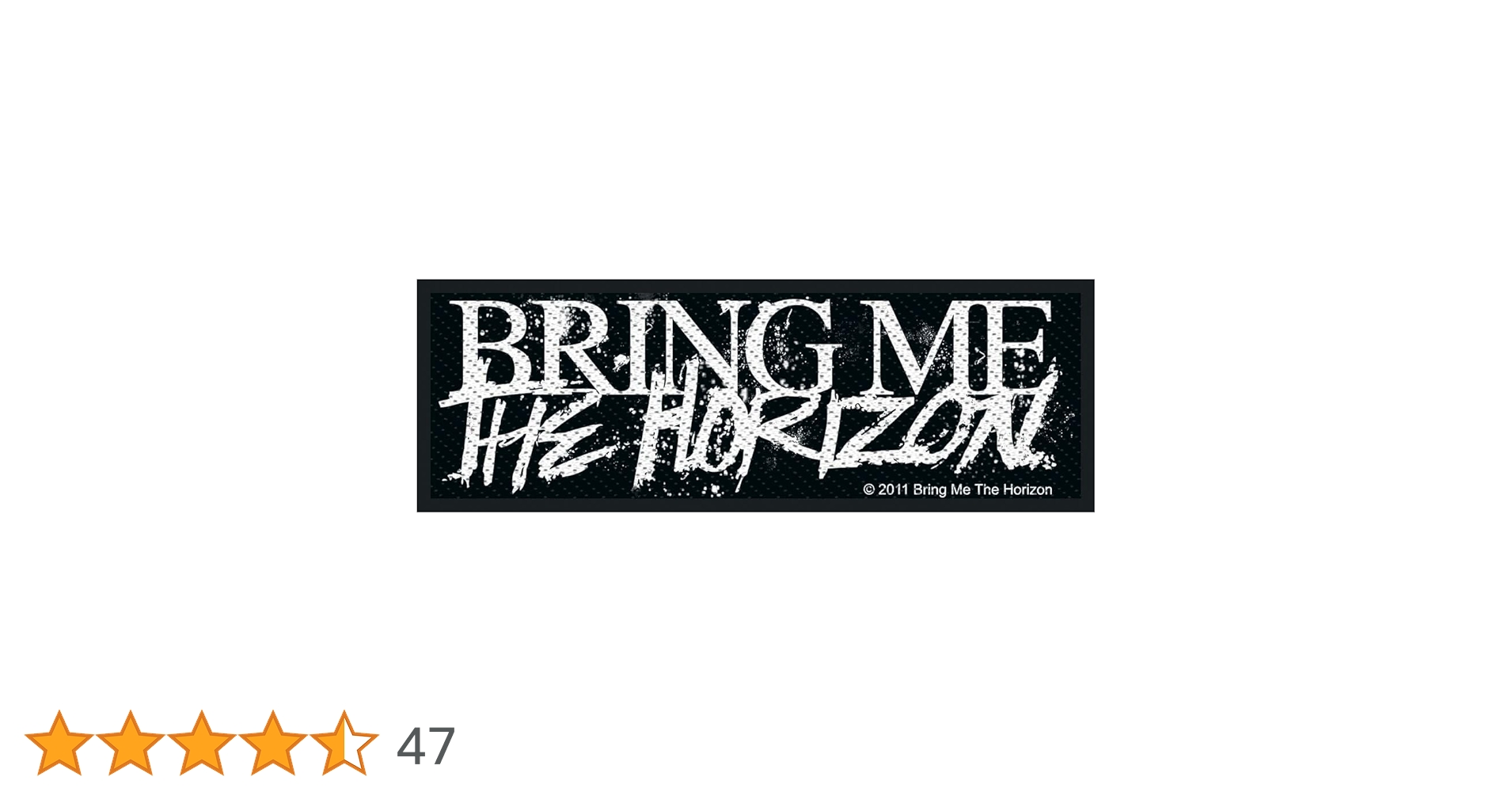 Amazon.co.jp: Bring Me The Horizon Horror Logo 公式 新しい